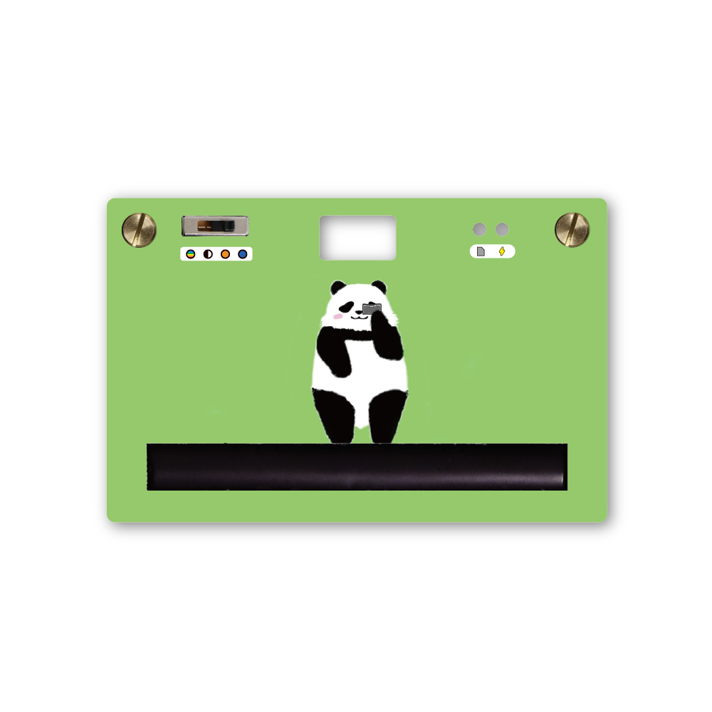 Cute Panda Inspired Paper Camera