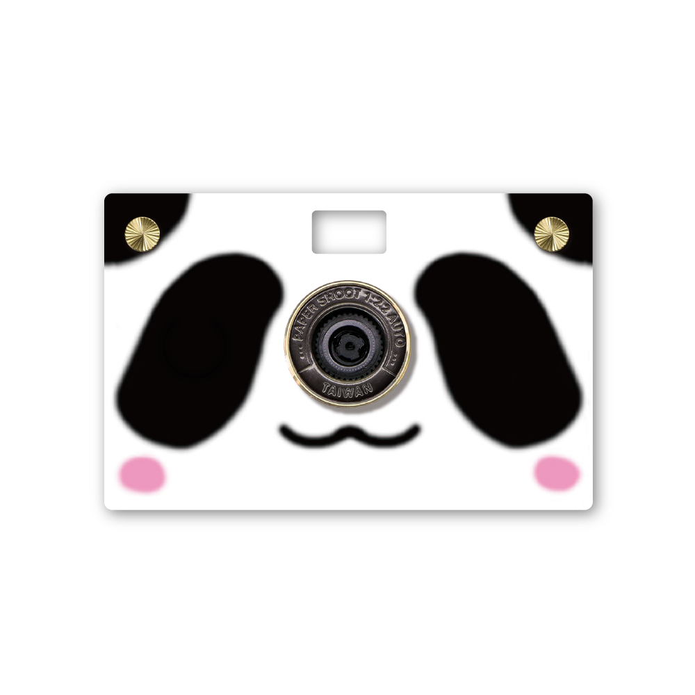 Cute Panda Inspired Paper Camera