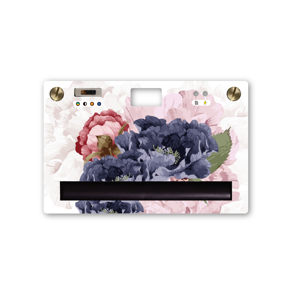 Peony Summer Bloom Paper Camera