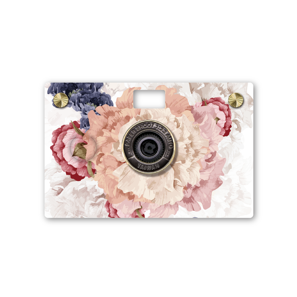 Peony Summer Bloom Paper Camera