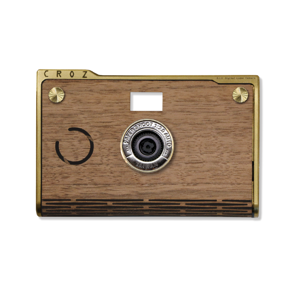 Croz Premium Walnut Wooden Camera Set