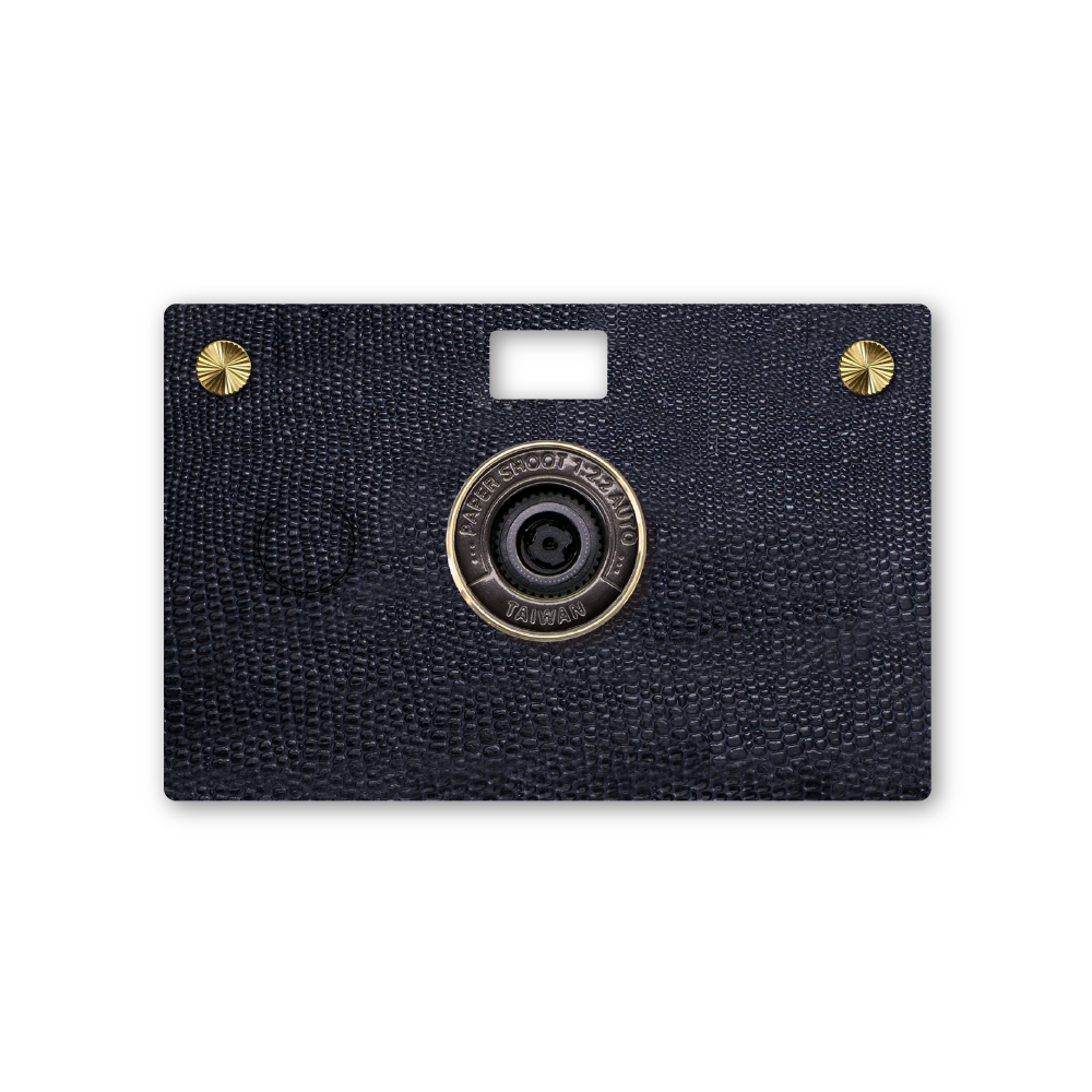 Midnight Blue Leather Textured Camera Set