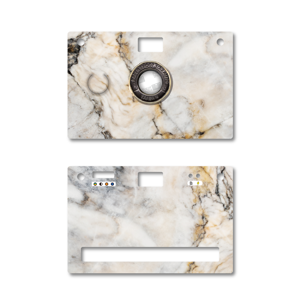 Marble Gold Paper Camera Case